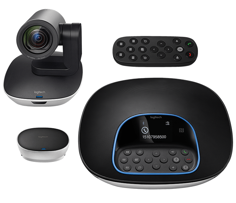 Logitech - Group - Video Conferencing System with Tabletop Speakerphone