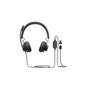 Logitech Zone Wired Uc Headphone Black 981-000875