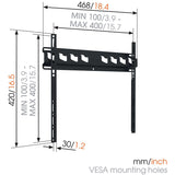 Vogels MA 3000 (A1) Fixed TV Wall Mount (Each)