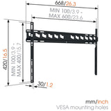 Vogels MA 4000 (A1) Fixed TV Wall Mount (Each)