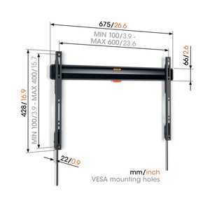 Vogels TVM 3615 Tilting TV Wall Mount – 40 to 77″ (Each)