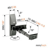 Vogels VLB200 Loudspeaker Wall Mount Bracket (Pair)
