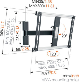 Vogels THIN 425 ExtraThin Full-Motion TV Wall Mount (Each)