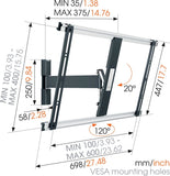 Vogels THIN 525 ExtraThin Full-Motion TV Wall Mount (Each)