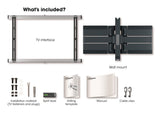 Vogels Thin 550 ExtraThin Full-Motion TV Wall Mount Black (40 - 100 inch)